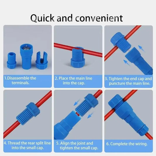 Connectors for Landscape Path Lighting (Pack of 5)