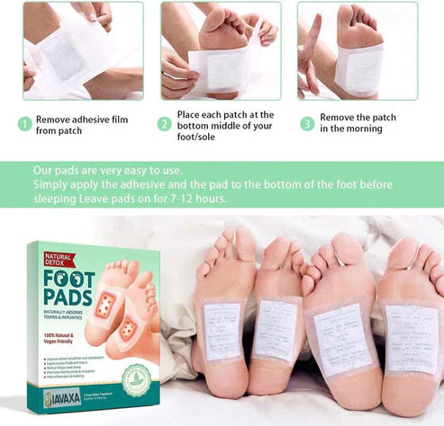 Premium Detox Foot Patches (Pack of 10) – Buy 1 Get 1 Free